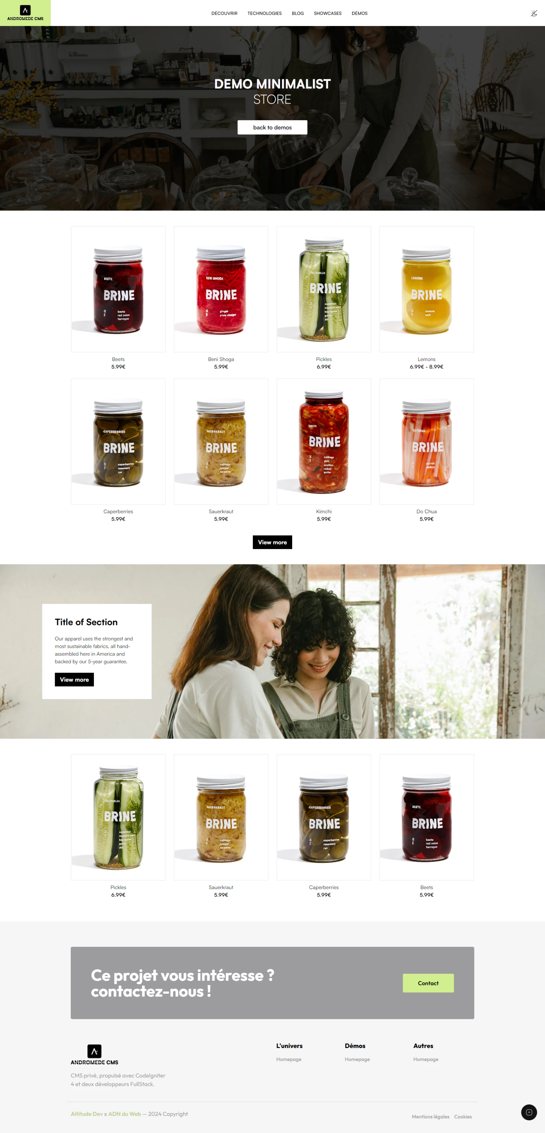 Andromede CMS