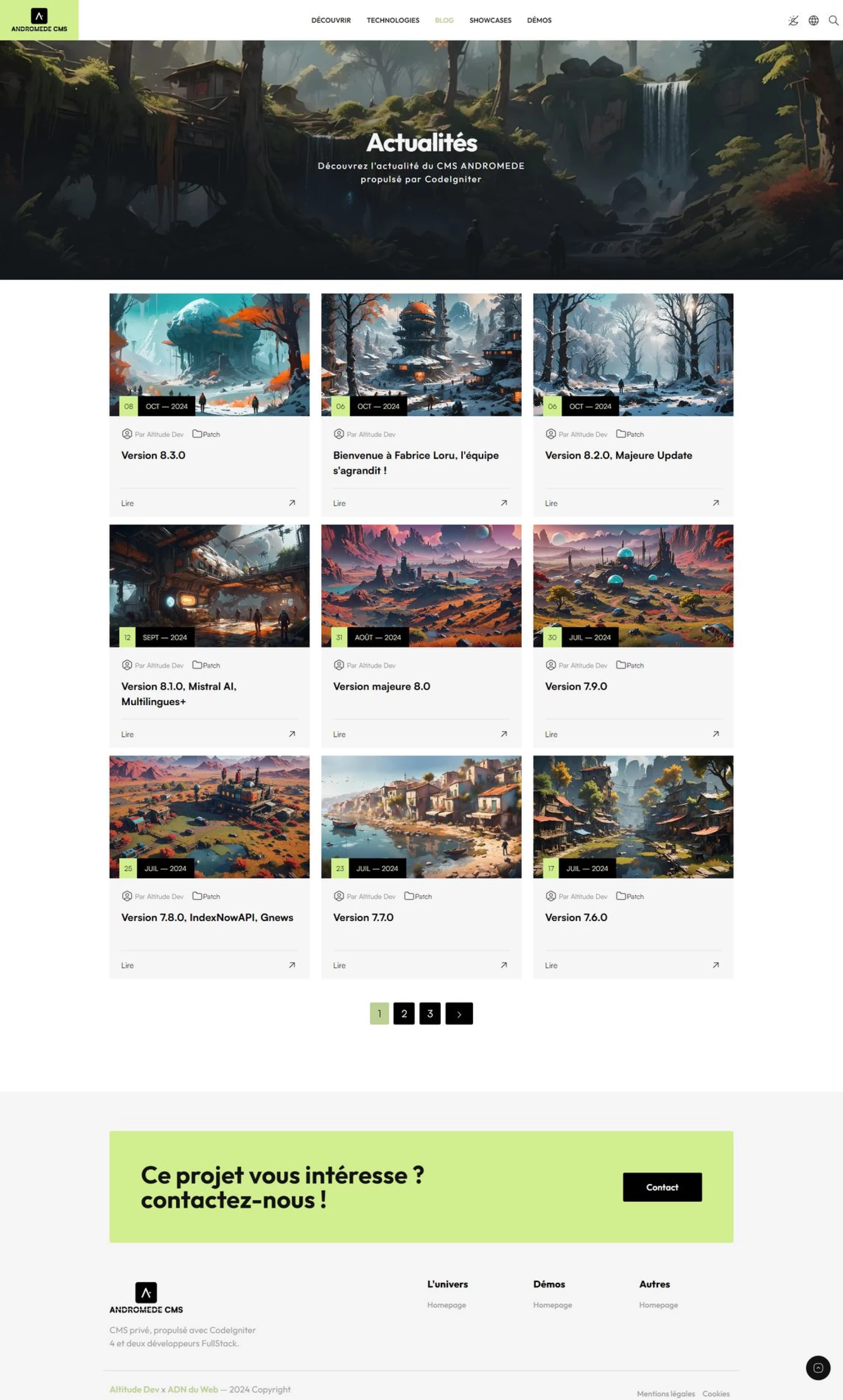 Andromede CMS